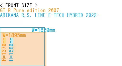 #GT-R Pure edition 2007- + ARIKANA R.S. LINE E-TECH HYBRID 2022-